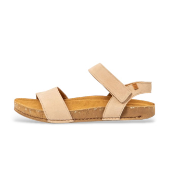 El Naturalista unisex. 2579012ZZ005_020 Lädersandaler N5790 Balance beige (45), Hud, Karta, Kardborreband, Casual