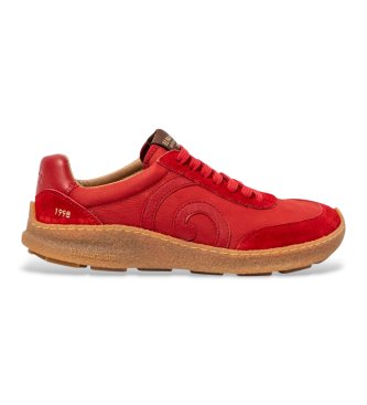 El Naturalista para mujer. 254351181005_008 Zapatillas de Piel N5435 Oroel rojo (40), Plano, Cordones, Casual