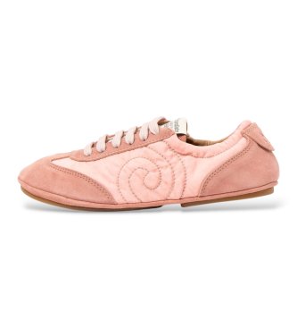 Para mujer. 258231174005_020 Zapatillas de Piel N5823 Essence (38), Plano, Ante, Cordones, Casual