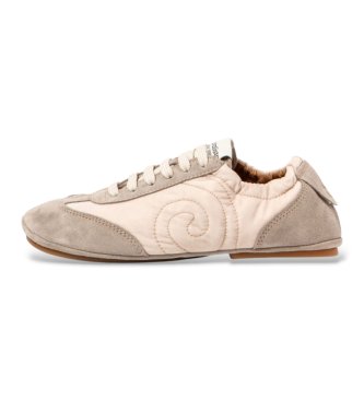 Para mujer. 258231120005_020 Zapatillas de Piel N5823 Essence (37), Plano, Ante, Ninguno, Casual