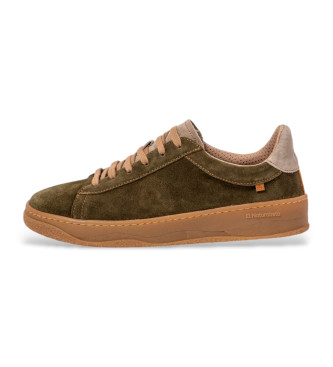 Zapatillas de piel N5848 verde (45), Plano, Cordones, Casual, El Naturalista outlet 2024.