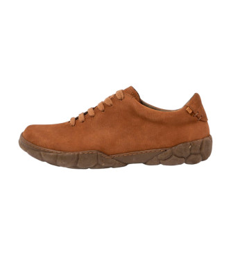 El Naturalista para hombre. 2561611ND005_023 Zapatillas N5616 Turtle marrón (40), Piel, Plano, Cordones, Casual