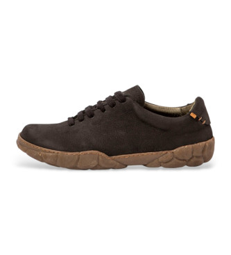 El Naturalista para hombre. 256161101005_001 Zapatillas N5616 Turtle negro (40), Piel, Plano, Cordones, Casual