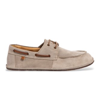 El Naturalista para hombre. 256751120005_020 Zapatos de Piel N5675 Bare beige (41), Plano, Cordones, Casual