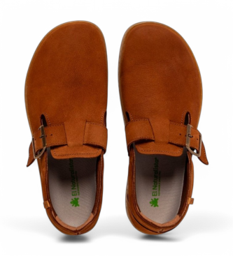 El Naturalista unisex. 259131123005_023 Zapatos de Piel N5913 Origen marrón (44), Plano, Hebilla, Casual