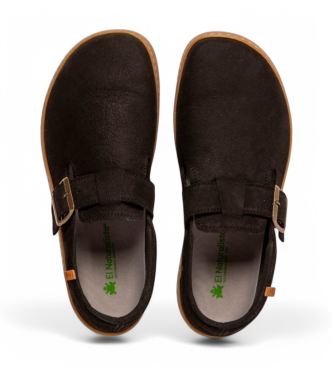 El Naturalista unisex. 259131101005_001 Zapatos de Piel N5913 Origen negro (37), Plano, Hebilla, Casual