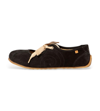 El Naturalista para mujer. 259361101005_001 Zapatos de Piel N5936 Ondina negro (37), Plano, Cordones, Casual