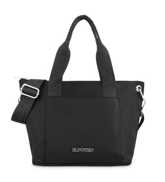 El Potro para mujer. 5001-NYLON Bolso Cesta Bandolera negro (OSFA), Casual, El Potro outlet 2024.