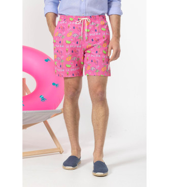 El Pulpo para hombre. 11090226416 Bañador Dolce Vita rosa (L), Beachwear, Poliamida