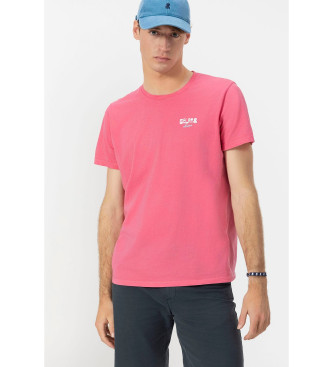 El Pulpo para hombre. 11010126617 Camiseta Estampado Gelato rosa (S), Casual, Algodón, Manga corta