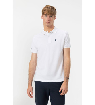 El Pulpo para hombre. 11020126603 Polo Bordados en Contraste blanco (S), Casual, Algodón, Manga corta