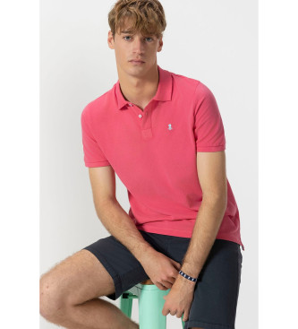 El Pulpo para hombre. 11020126603 Polo Bordados en Contraste rosa (S), Casual, Algodón, Manga corta