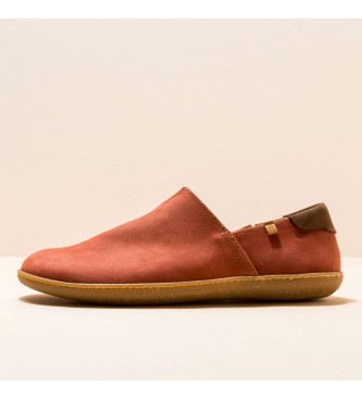 EL NATURALISTA. Zapatillas de piel Pleasant Caldera El Viajero naranja