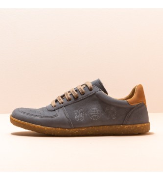 EL NATURALISTA. Zapatillas de piel Estratos azul EL NATURALISTA