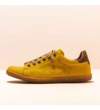 EL NATURALISTA. Zapatillas Organic Cotton Curry Estratos amarillo