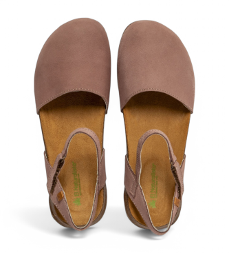 El Naturalista para mujer. 2N4123800005_008 Sandalias de piel N412 Nobuck Wakataua rojo teja 3