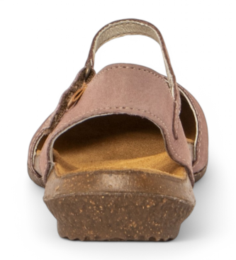 El Naturalista para mujer. 2N4123800005_008 Sandalias de piel N412 Nobuck Wakataua rojo teja 4