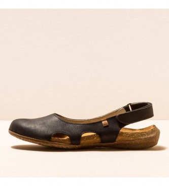 EL NATURALISTA para mulher. Sapatos de couro N413 Wakataua preto