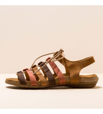 EL NATURALISTA para mujer. Sandalias de piel Pleasant Wood Mix Wakatau