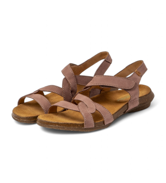 El Naturalista para mujer. 250791280005_008 Sandalias de piel N5079 Wakataua rojo teja 2