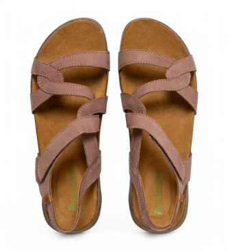 El Naturalista para mujer. 250791280005_008 Sandalias de piel N5079 Wakataua rojo teja 3