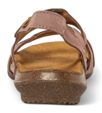 El Naturalista para mujer. 250791280005_008 Sandalias de piel N5079 Wakataua rojo teja 4