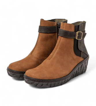 El Naturalista para mujer. 251331TY0005_023 Botines de piel N5133 Myth Yggdrasil marrón 2