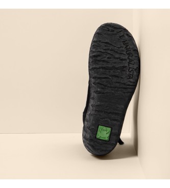 El Naturalista para mujer. 251671101005_001 Botines de piel N5167 Silk Suede Black / Myth Yggdrasil 3