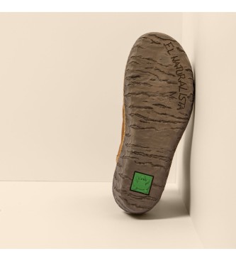 El Naturalista para mujer. 251671155005_023 Botines de Piel N5167 Myth Yggdrasil marrón claro -Altura tacón 5,7cm- 3