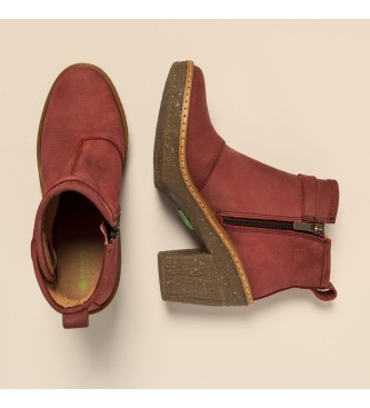 El Naturalista para mujer. 251791AD0005_091 Botines de Piel N5179 Haya granate -Altura tacón 7,5cm- 4