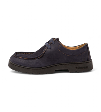 El Naturalista unisex. 2526511NF005_0B0 Zapatos Pleasant Nomada azul (42), Piel, Plano, Cordones, Casual