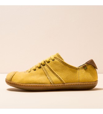EL NATURALISTA. Zapatillas Organic Cotton Curry El Viajero amarillo