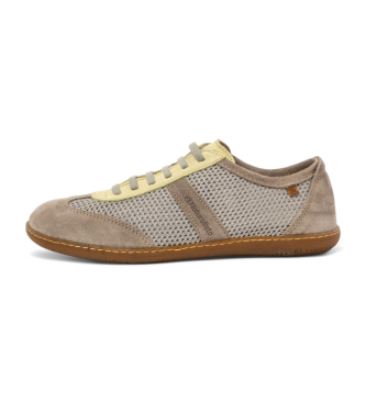 El Naturalista unisex. 252931200005_020 Zapatillas N5293 El Viajero taupe (46), Plano, Cordones, Casual