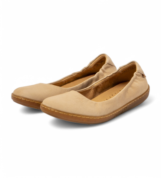 El Naturalista para mujer. 253003ZZ0005_020 Bailarinas de piel N5300 Coral beige 2