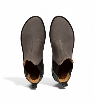 El Naturalista para mujer. 25310PET0005_001 Botines de piel Pleasant-Wulf gris 3