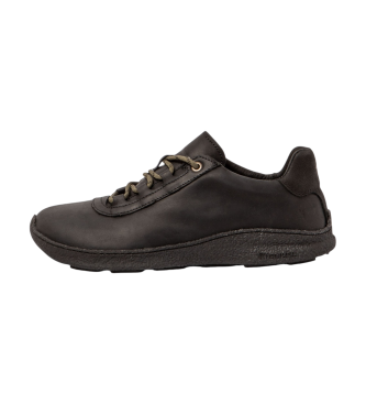 El Naturalista unisex. 254341101005_001 Zapatos de Piel N5434 Oroel negro (37), Plano, Cordones, Casual