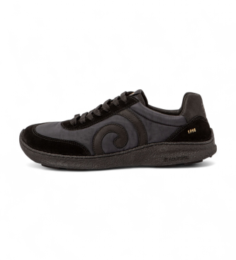 El Naturalista unisex. 25435A139005_001 Zapatillas Multi Material N5435A negro (42), Ecopiel, Plano, Cordones, Casual