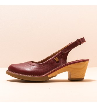EL NATURALISTA para mujer. Sandalias de piel Natural Grain Cereza Sylv