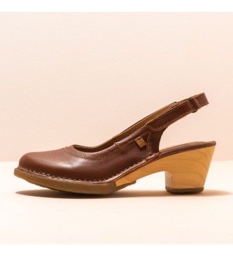 EL NATURALISTA para mujer. Sandalias de piel Natural Grain Wood Sylvan