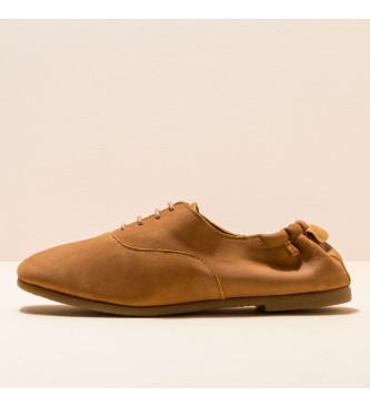 EL NATURALISTA para mujer. Zapatillas de piel Nobuck-W Cinnamon CrochÃ