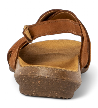 El Naturalista para mujer. 255581123005_023 Sandalias de piel N5558 Wakataua marrón 4