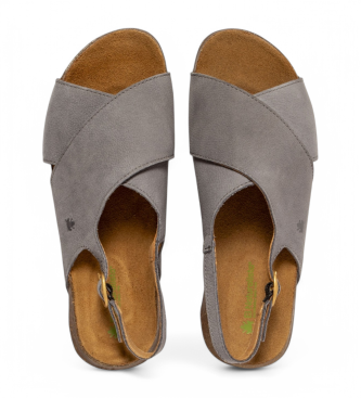El Naturalista para mujer. 255581150005_0B0 Sandalias de piel N5558 Wakataua azul grisáceo 3