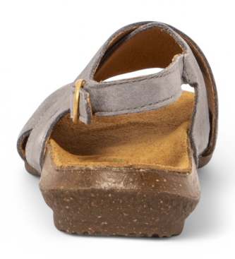 El Naturalista para mujer. 255581150005_0B0 Sandalias de piel N5558 Wakataua azul grisáceo 4