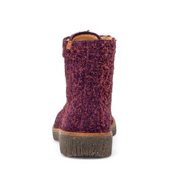 El Naturalista para mujer. 25572PER0005_008 Botines de piel N5572P Volcano rosa 4