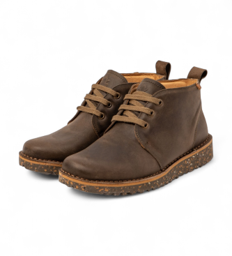 El Naturalista unisex. 256302220005_0G3 Botines de piel N5630 verde 2