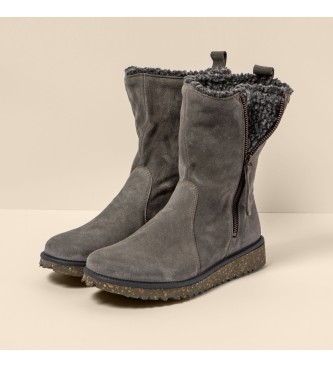 El Naturalista para mujer. 256331R30005_039 Botas de piel N5633 Silk Suede gris 2