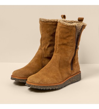El Naturalista para mujer. 256331550005_023 Botas de piel N5633 Silk Suede toffee 2