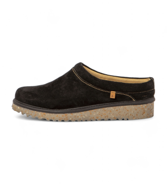 Zuecos de piel N5636 negro (36), Plano, Ninguno, Casual, El Naturalista outlet 2024.