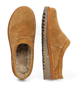 El Naturalista para mujer. 256361155005_023 Zuecos de piel N5636 marrón 3