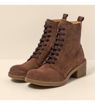 El Naturalista para mujer. 2566012FQ005_012 Botines de piel marrón -altura tacón: 5,5cm- 2